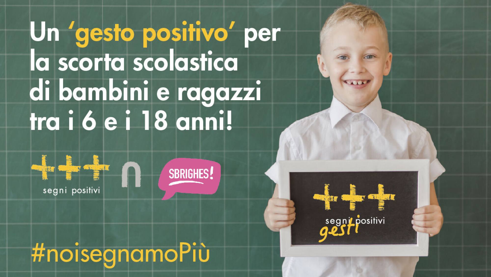 +++ gesti positivi 2022: ancora + scorte scolastiche per i territori di Sondrio e Tirano!